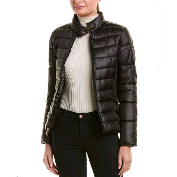Via Spiga Jackets & Blazers - Via Spiga Black Puffer Jacket